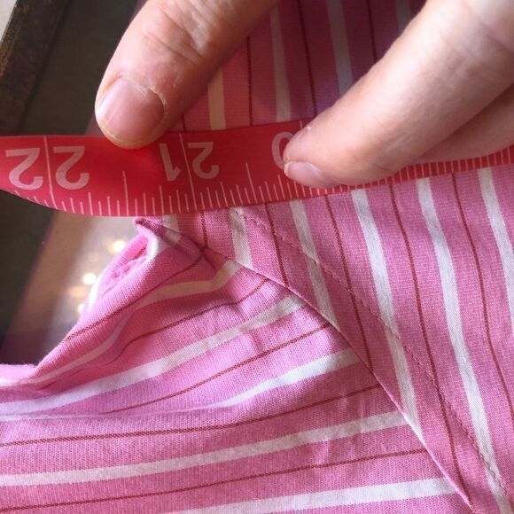 ROAR BUTTON Shirt, Pink/White, Size M - Picture 8 of 8